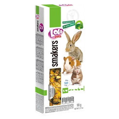 LOLOPETS tyčinka pre králiky a hlodavce - brokolica 2ks/90g