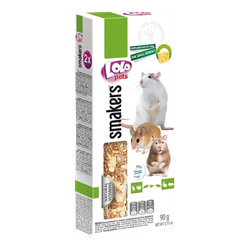 LOLOPETS tyčinka pre králiky a hlodavce - syr 2ks/90g