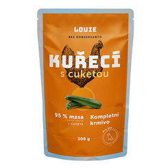 LOUIE kapsička pre psov kuracie s cuketou 300 g
