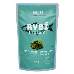 LOUIE kapsička pre psov ryba s riasou 300 g