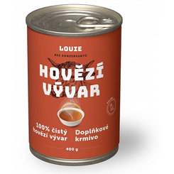 LOUIE konzerva pre psov hovädzí vývar 400 g