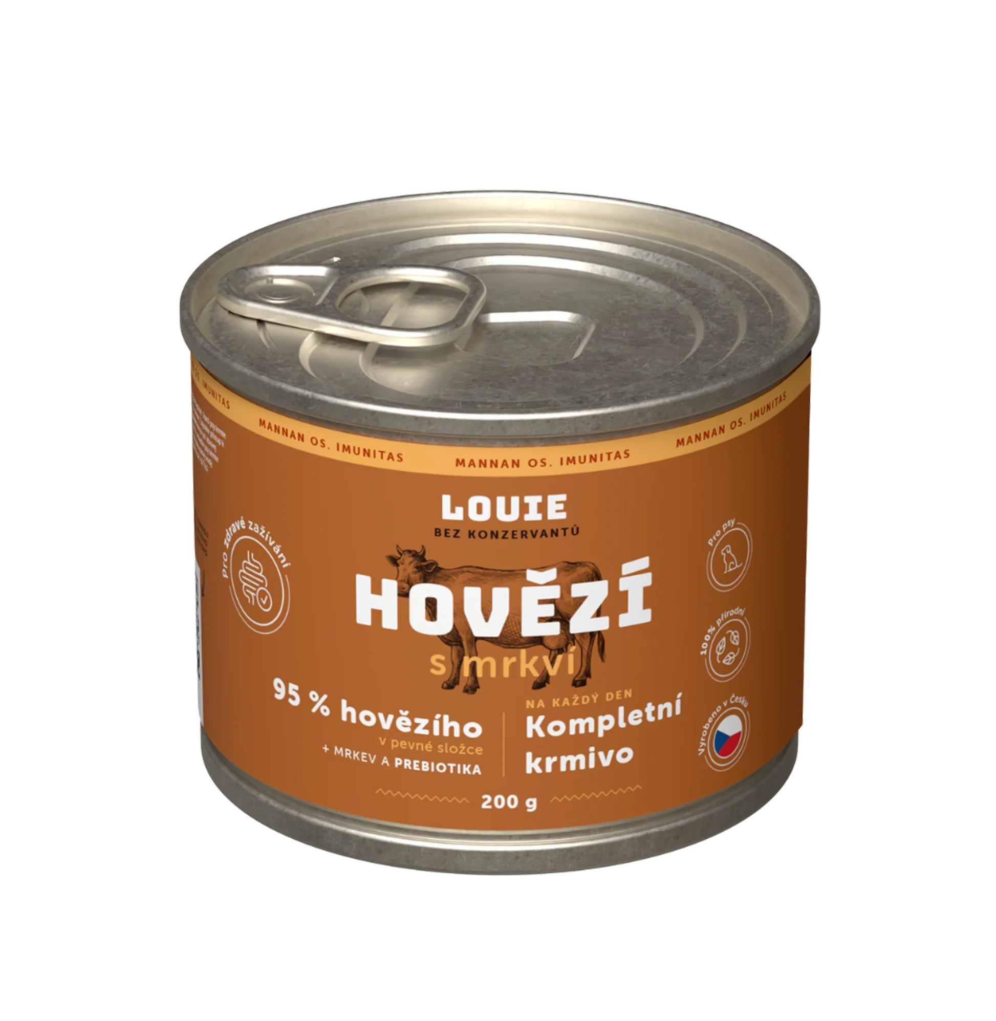 E-shop Louie Adult Hovädzie s mrkvou 200 g