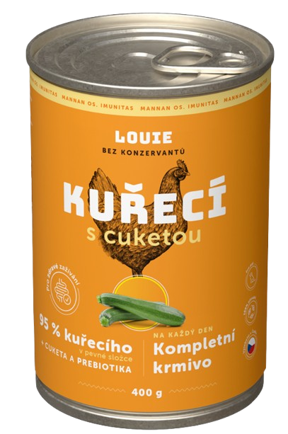 E-shop Louie Dog kuracie s cuketou 400 g