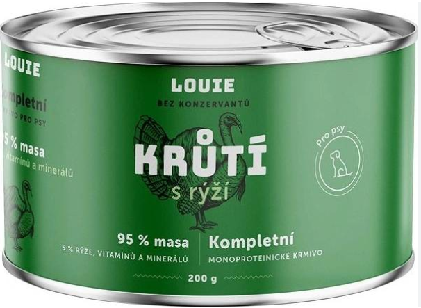 E-shop LOUIE konzerva pre psov morka s ryžou 200 g
