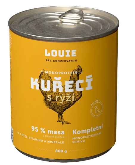 E-shop Louie Dog Kuracie s ryžou 1200 g