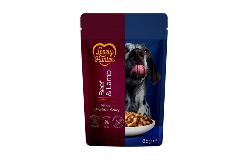 LOVELY HUNTER dog adult beef&lamb kapsička pre psy 85 g