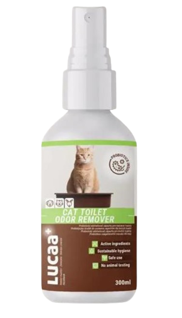 LUCAA+ Cat Toilet Odor Remover odstraňovač zápachu pre zvieratá 300 ml
