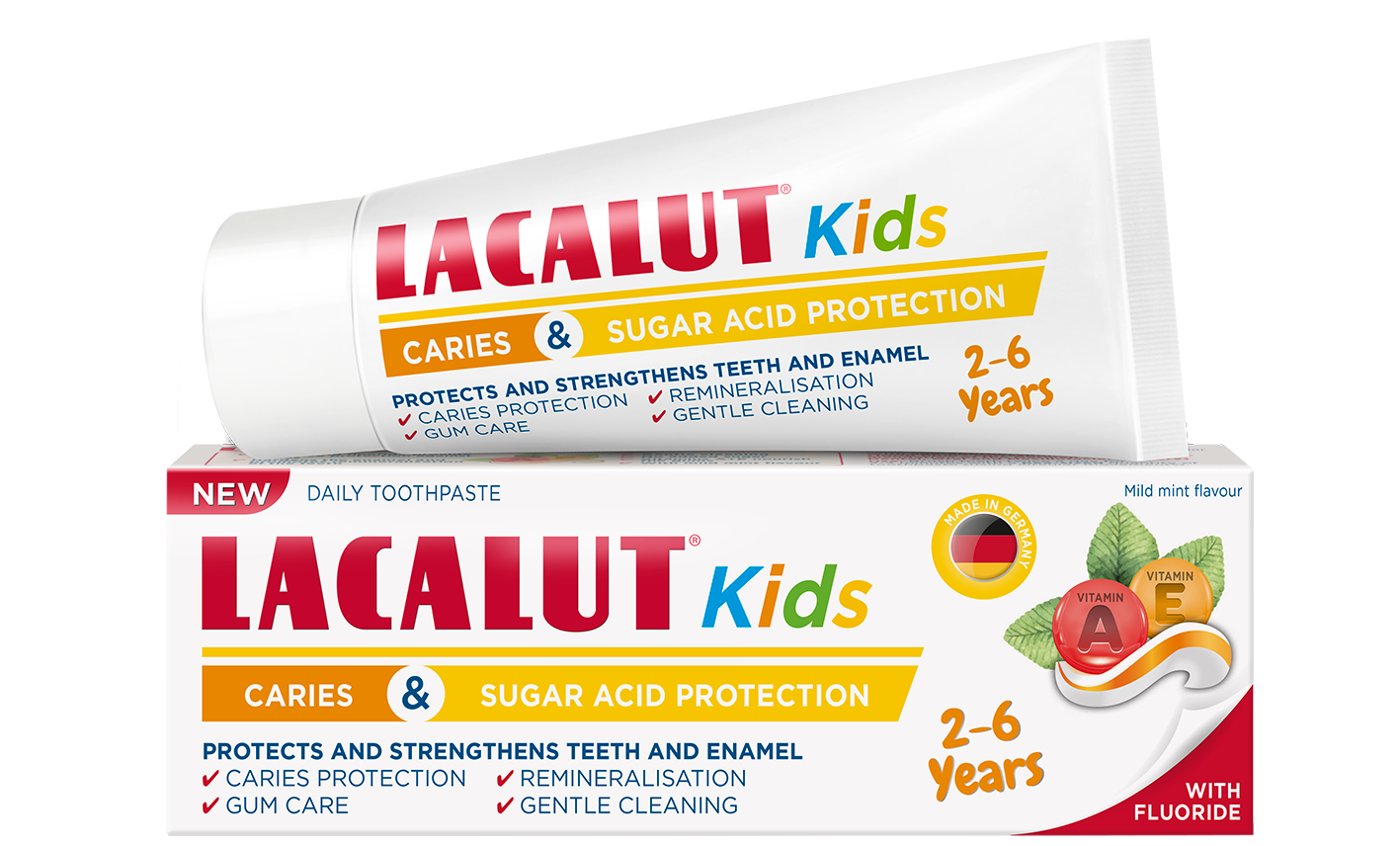 Lacalut Kids zubná pasta 2-6 rokov 55 ml kúpite na Najlekaren.eu