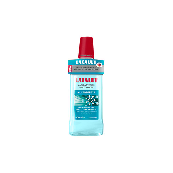 Lacalut Multi Effect micelárna ústna voda 500 ml