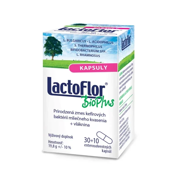 LactoFlor BioPlus 30 + 10 kapsúl zadarmo