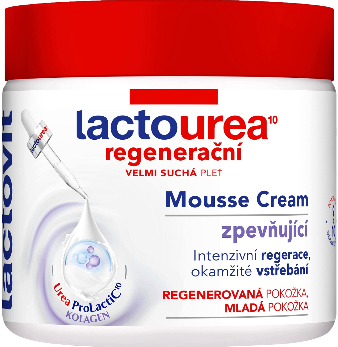 Lactovit LactoUrea Mousse Cream spevňujúci 400 ml