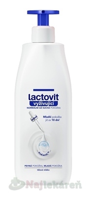 Lactovit Telové mlieko vyživujúce normálna až suchá pokožka 400 ml