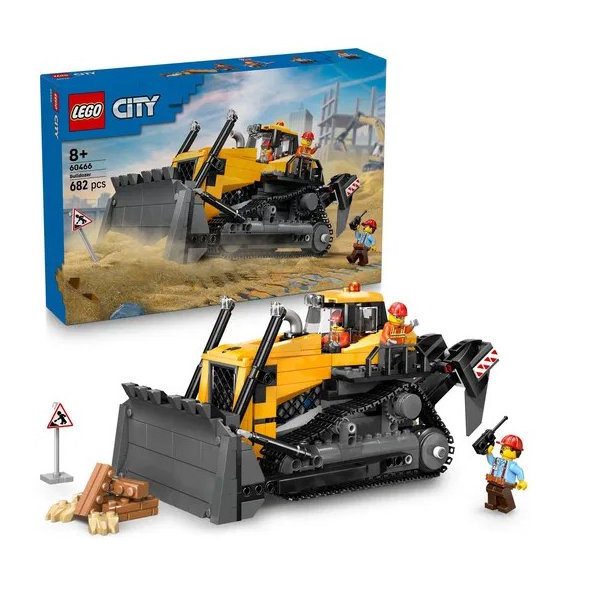 LEGO City Žltý buldozér 60466