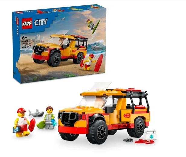 LEGO City Záchranné auto pre plavčíka 60453