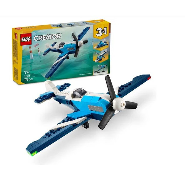 LEGO Creator 3 v 1 Pretekárske lietadlo 31160