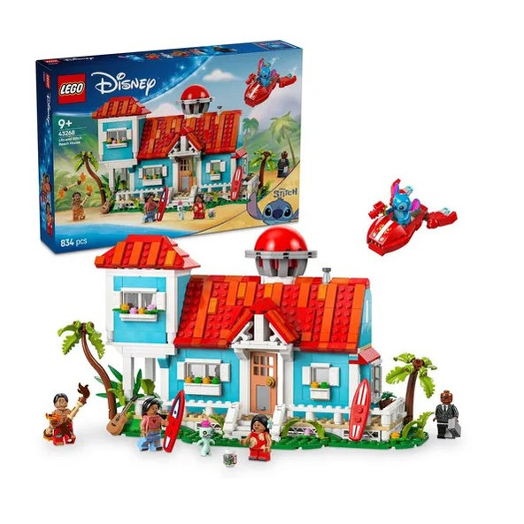 LEGO Disney Lilo a Stitch a domček na pláži 43268