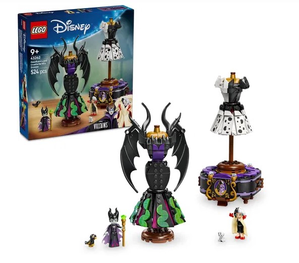 LEGO Disney Šaty Zloriany a Cruelly De Vil 43262