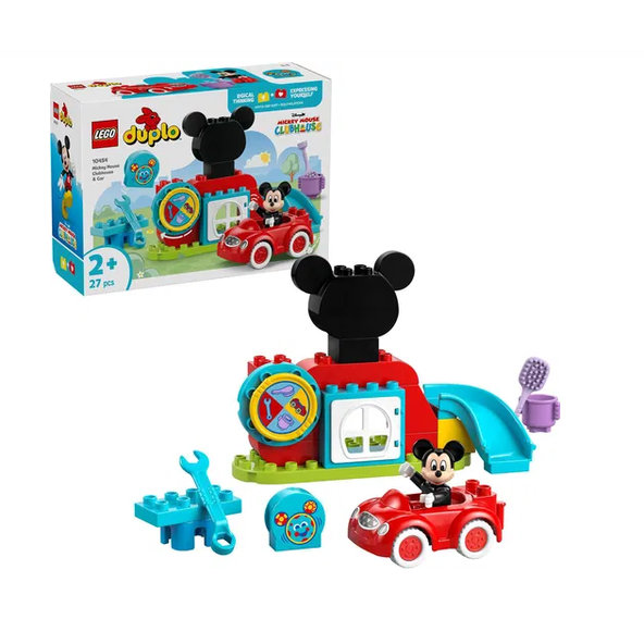 LEGO Duplo Mickey Mouseov klub a auto 10454