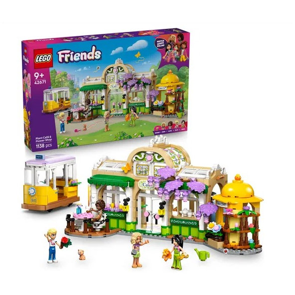LEGO Friends Kaviareň plná rastlín a kvetinárstvo 42671