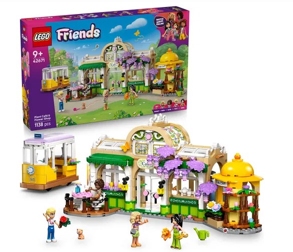 LEGO Friends Kaviareň plná rastlín a kvetinárstvo 42671