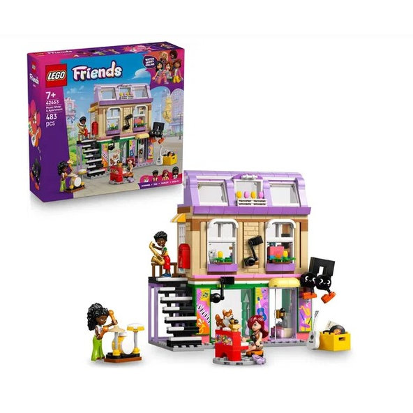 LEGO Friends Obchod s hudobninami a byt 42653
