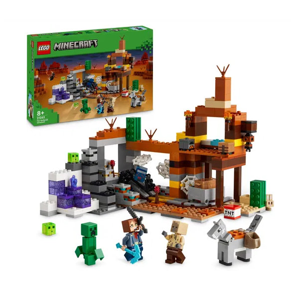 LEGO Minecraft Banská šachta v pustatine 21263