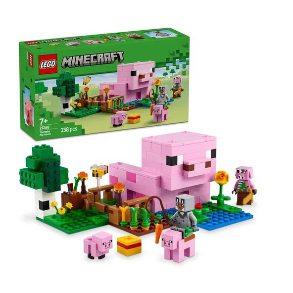 LEGO Minecraft Domček Prasiatka 21268