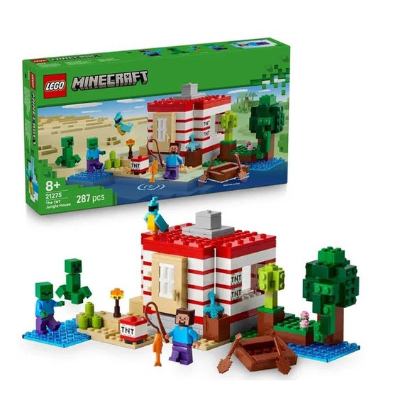 LEGO Minecraft TNT dom v džungli 21275