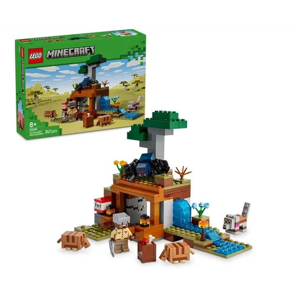 LEGO Minecraft Výprava do bane a pásovec 21269