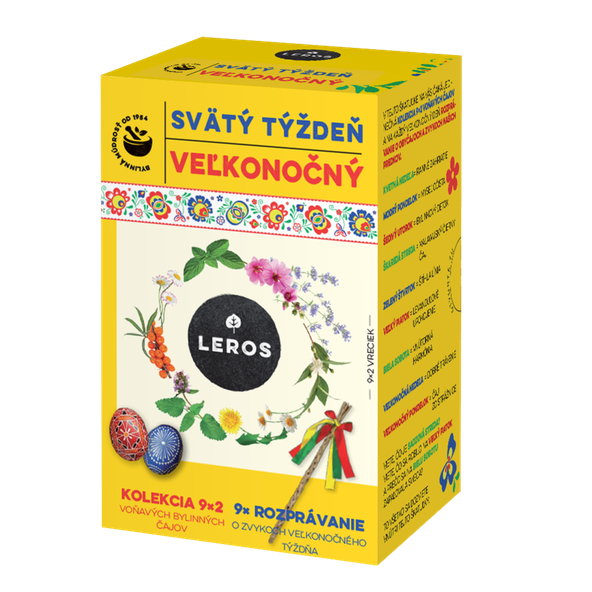 LEROS Svätý týždeň Veľkonočný kolekcia 9x2 vrecúšok