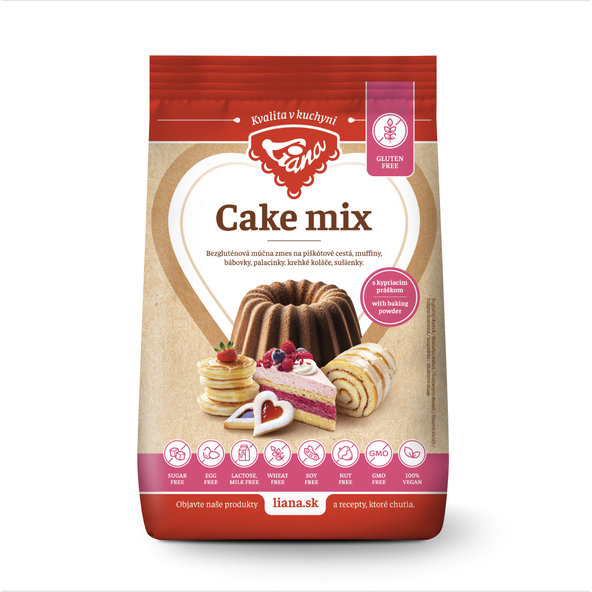 Liana Cake Mix bezgluténová piškótová zmes 1000 g