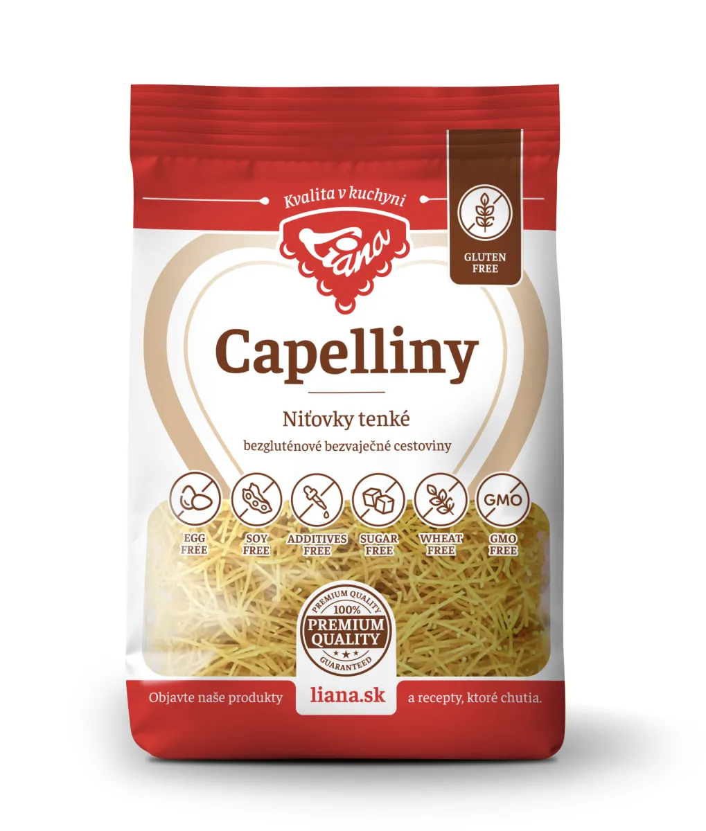 Liana Capelliny Niťovky tenké cestoviny bezgluténové 200 g