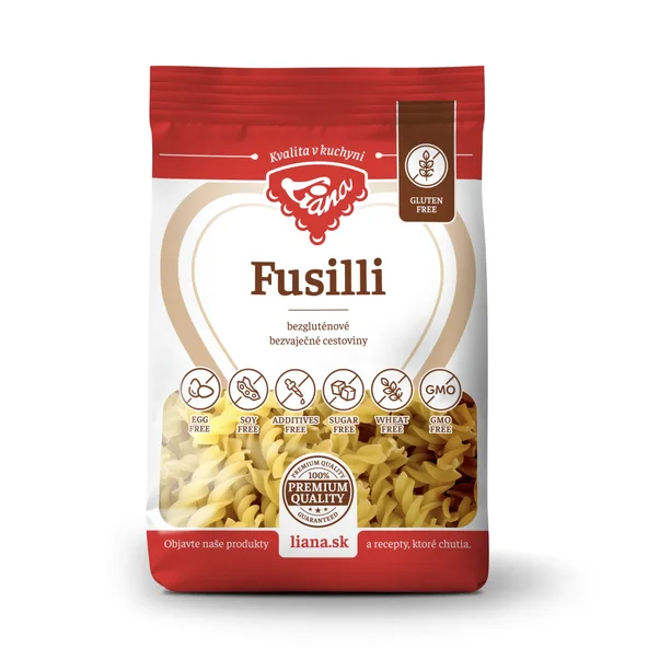 Liana Fusilli cestoviny bezgluténové 200 g
