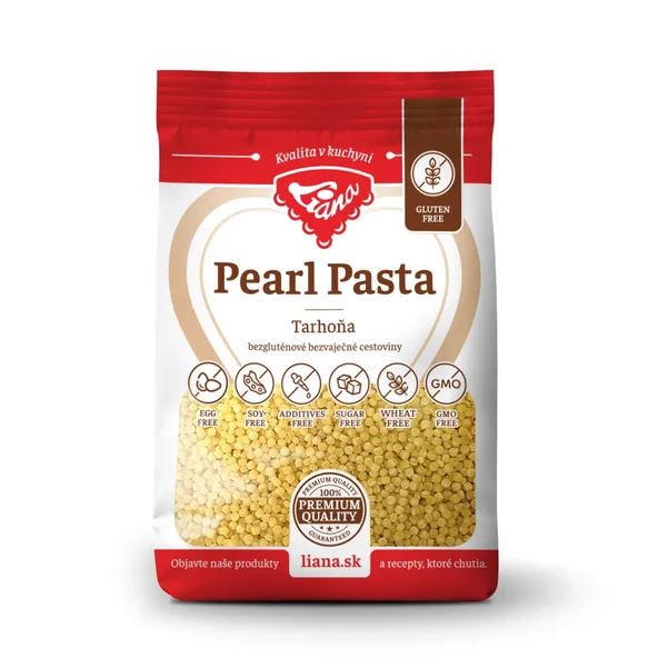Liana Pearl Pasta Tarhoňa cestoviny bezgluténové 200 g