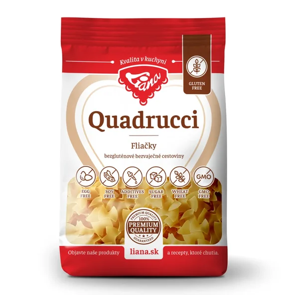 Liana Quadrucci Fliačky cestoviny bezgluténové 200 g