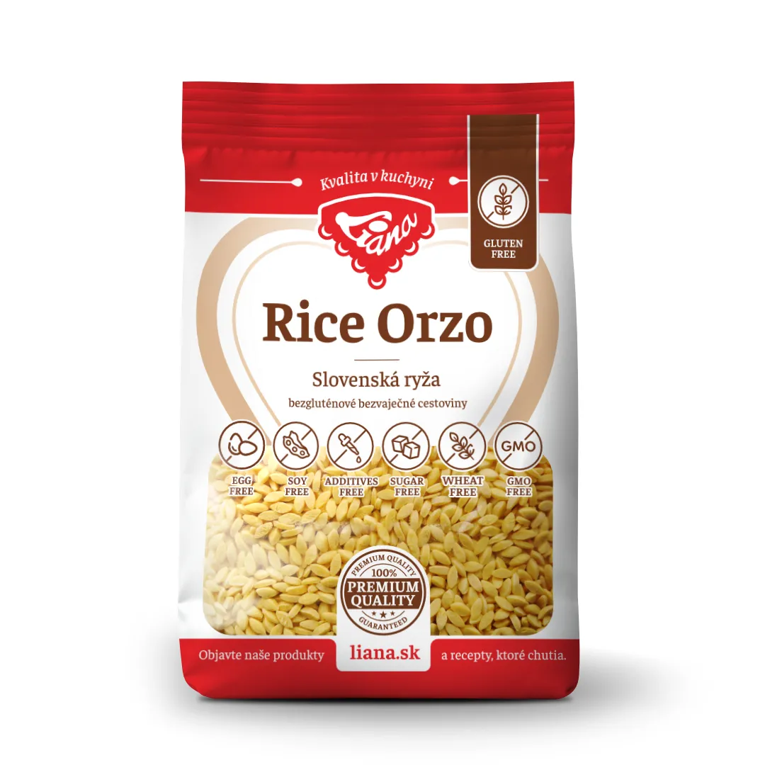 Liana Rice Orso Slovenská ryža cestoviny bezgluténové 200 g