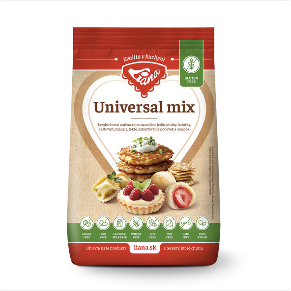 Liana Universal Mix bezgluténová zmes na múčne jedlá 1000 g