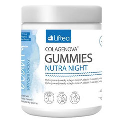 Liftea COLAGENOVA GUMMIES NUTRA NIGHT želatínky, čučoriedková príchuť 60ks