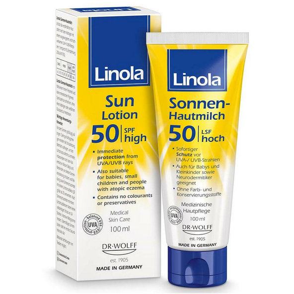Linola Sun Lotion SPF50 100 ml
