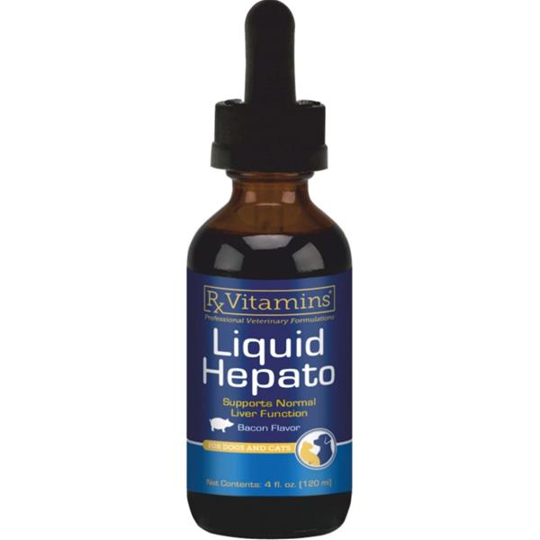 Liquid Hepato original flavour bacon na podporu funkcie pečene psov a mačiek 120 ml