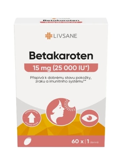 LIVSANE Betakarotén 25 000 60 cps kúpite na Najlekaren.eu
