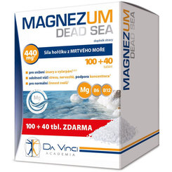 MAGNEZUM DEAD SEA - DA VINCI 100 + 40 zadarmo (140tbl)