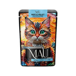 MAU Paté & Fillet kapsička s karmazínom a fialkou trojfarebnou 85 g