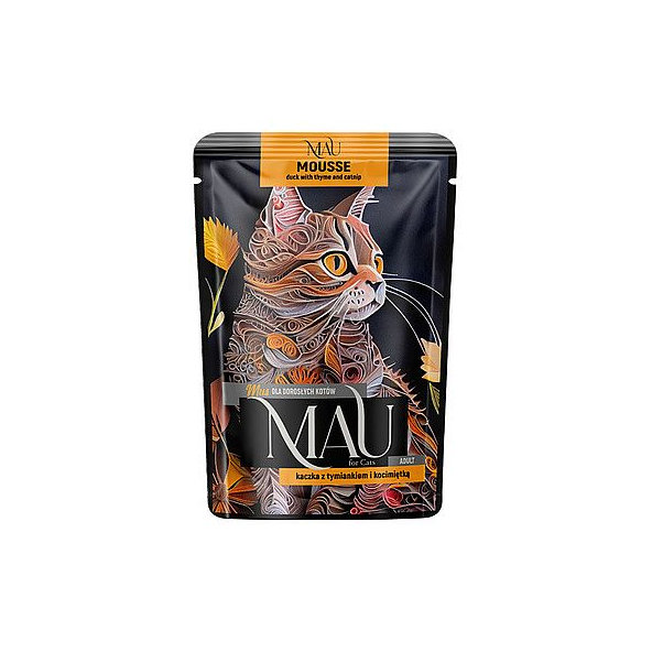 MAU Paté & Fillet kapsička s kačacím, tymianom a kocúrnikom 85 g