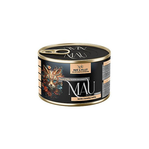 MAU Paté & Fillet konzerva s kačacím, brusnicami a medovkou 185 g