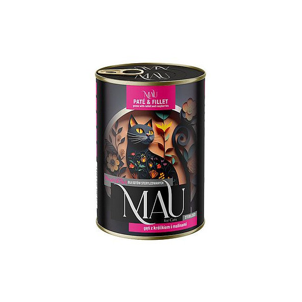 MAU Paté & Filet konzerva s husacinou, králikom a malinami 400 g