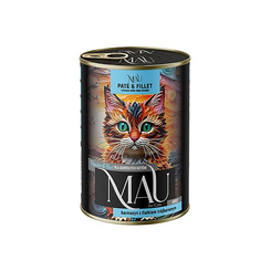 MAU Paté & Fillet konzerva s karmazínom a fialkou trojfarebnou 400 g