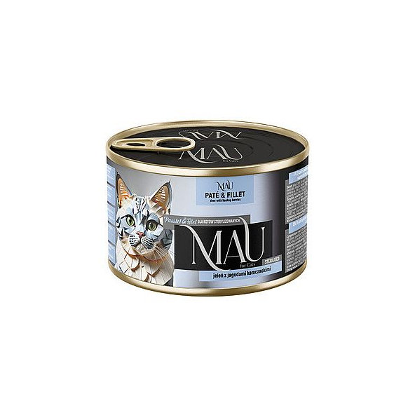 MAU Paté & Fillet konzerva s jelením mäsom a zemolezom 185 g