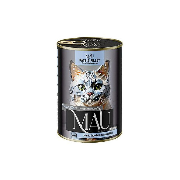MAU Paté & Fillet konzerva s jelením mäsom a zemolezom 400 g