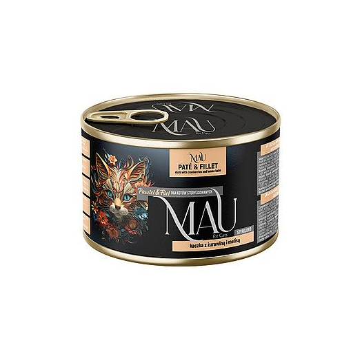 MAU Paté & Fillet konzerva s kačacím, brusnicami a medovkou 185 g
